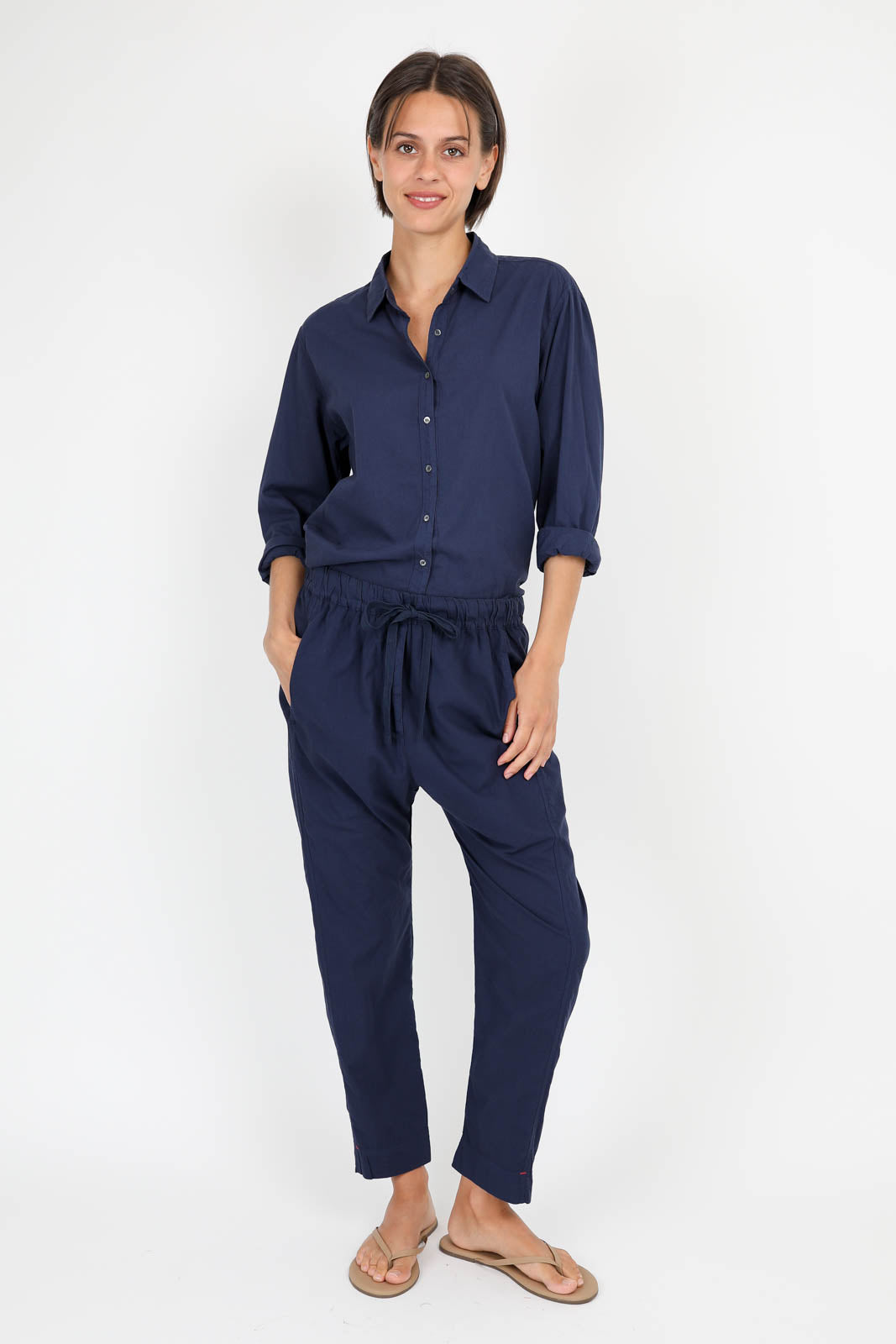 Hose Draper in Navy