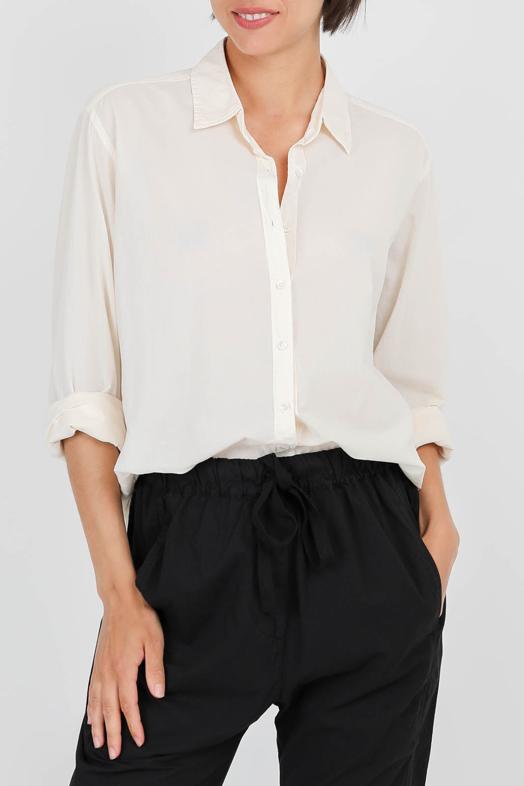 Bluse Beau in Oysterette