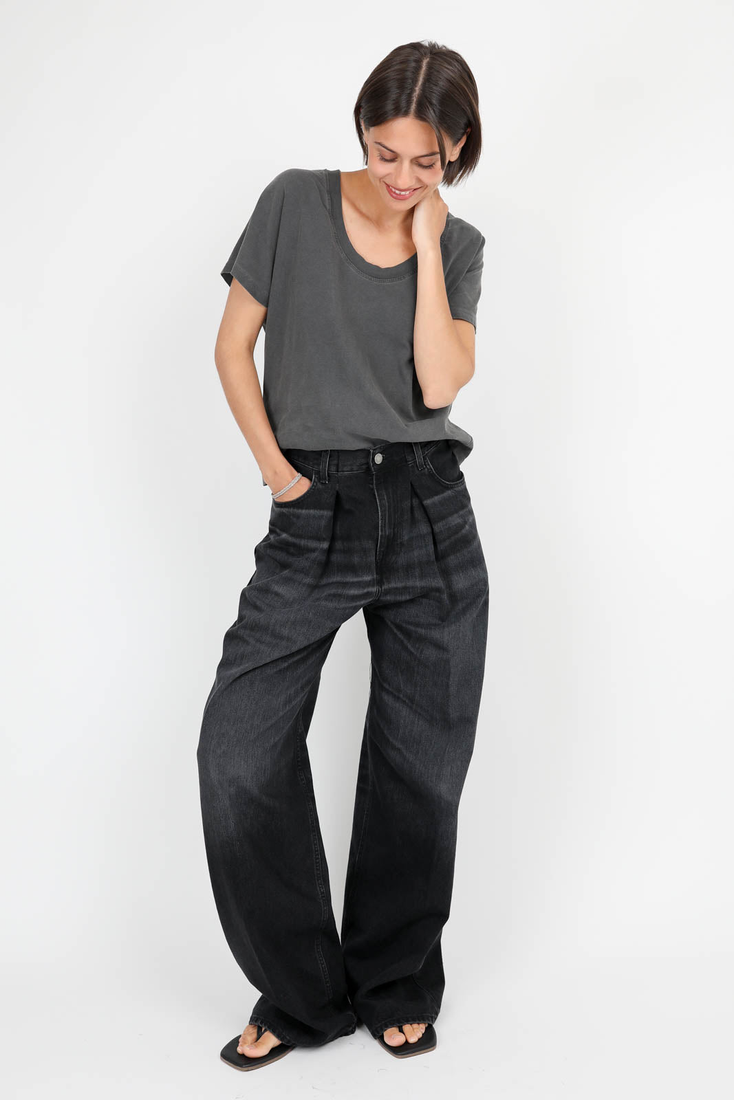 Jeans Candy in Black Tencel