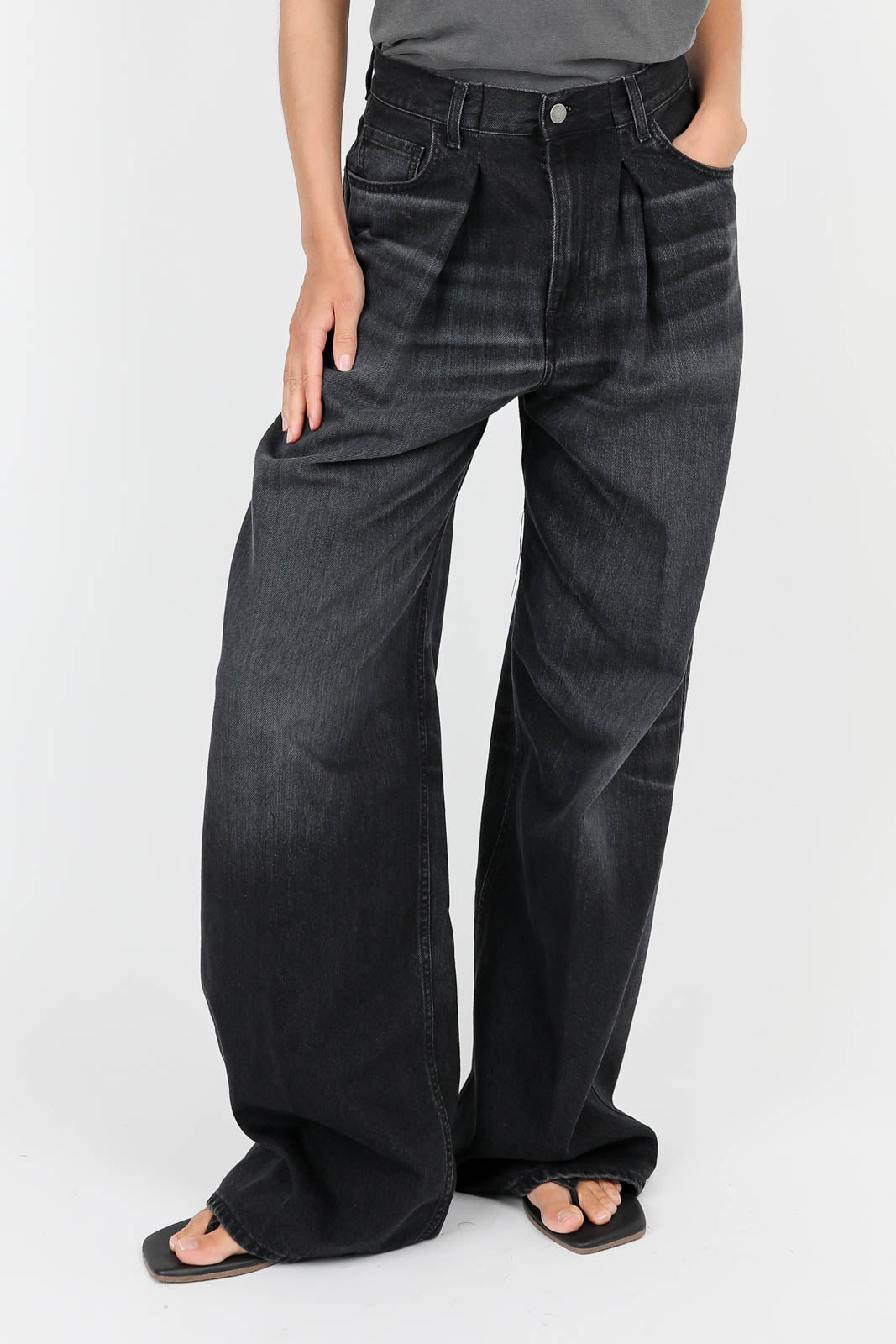 Jeans Candy in Black Tencel
