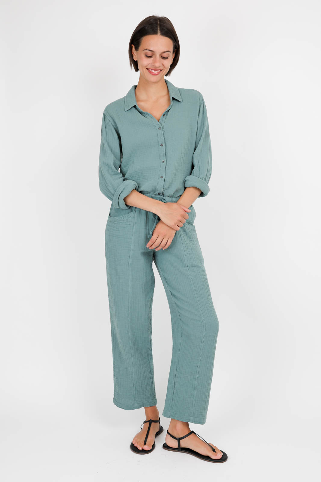 Bluse Scout in Dusty Sage