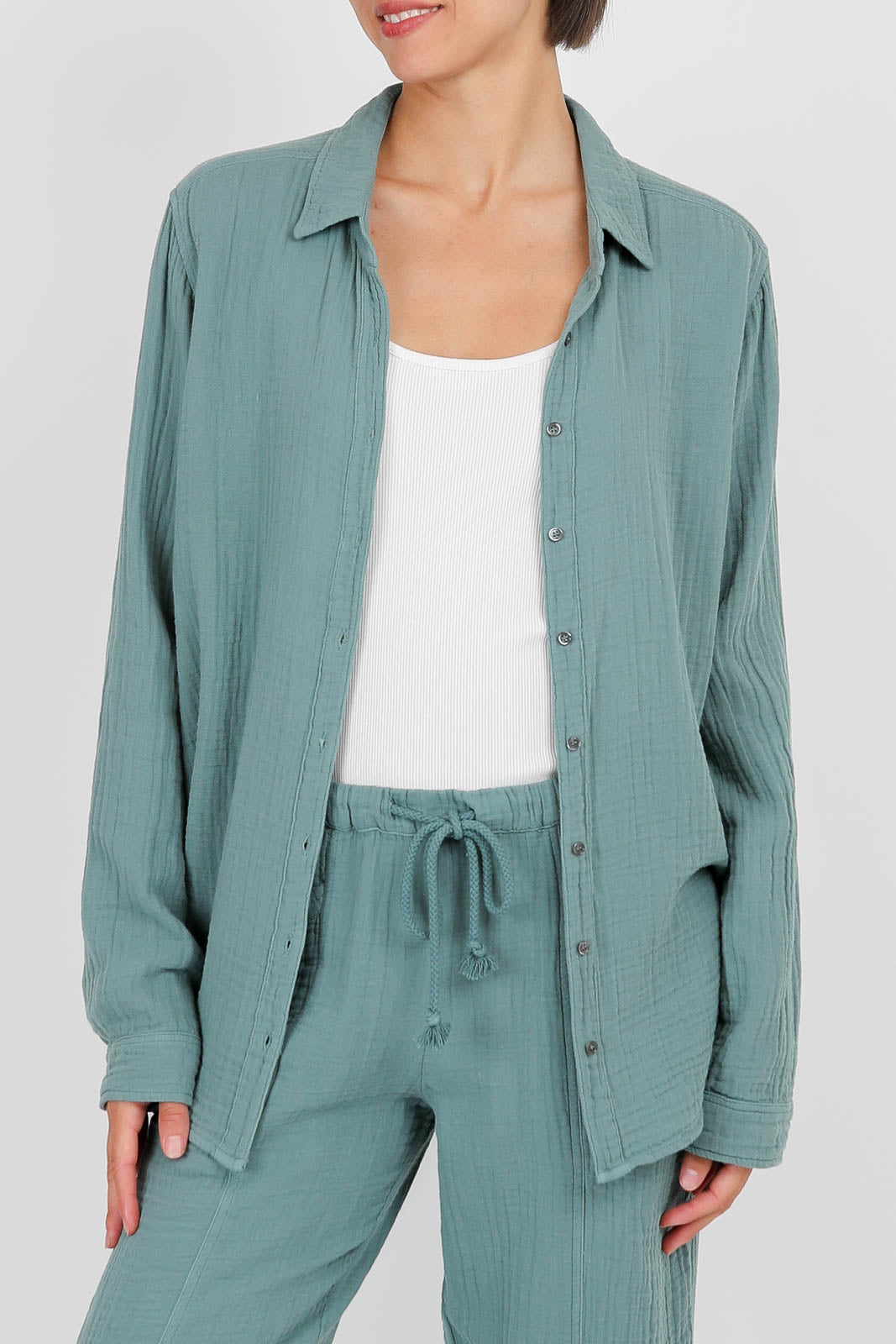 Bluse Scout in Dusty Sage