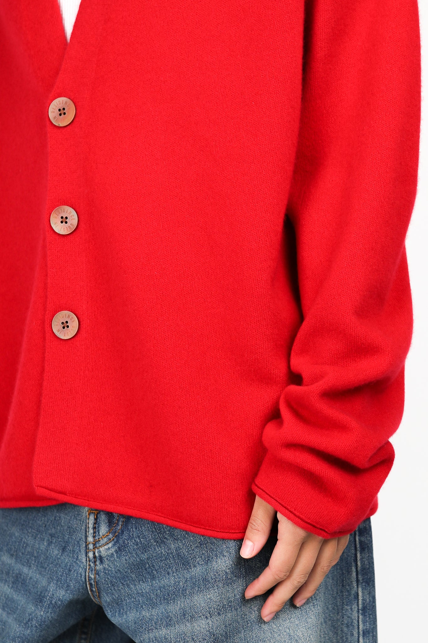 Cardigan Everywear in True Red