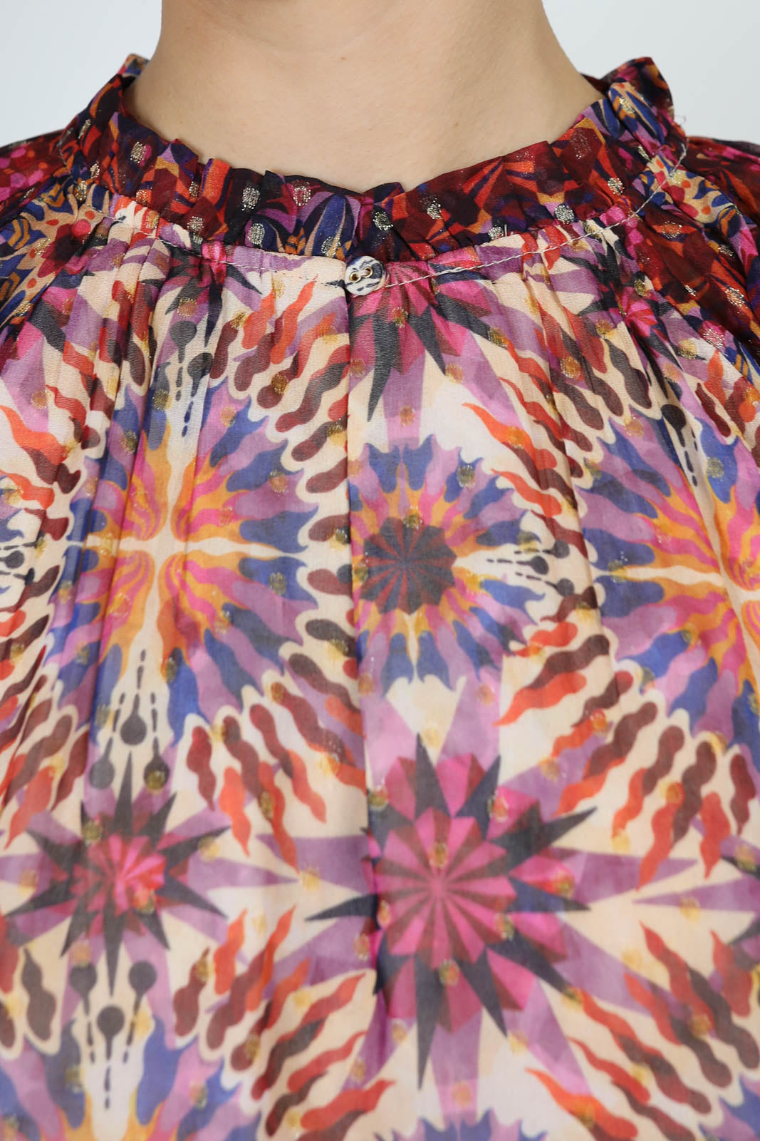 Bluse Lena in Fractal Red