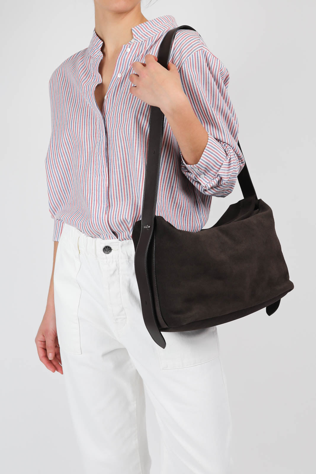 Tasche Dee aus Wildleder in Braun