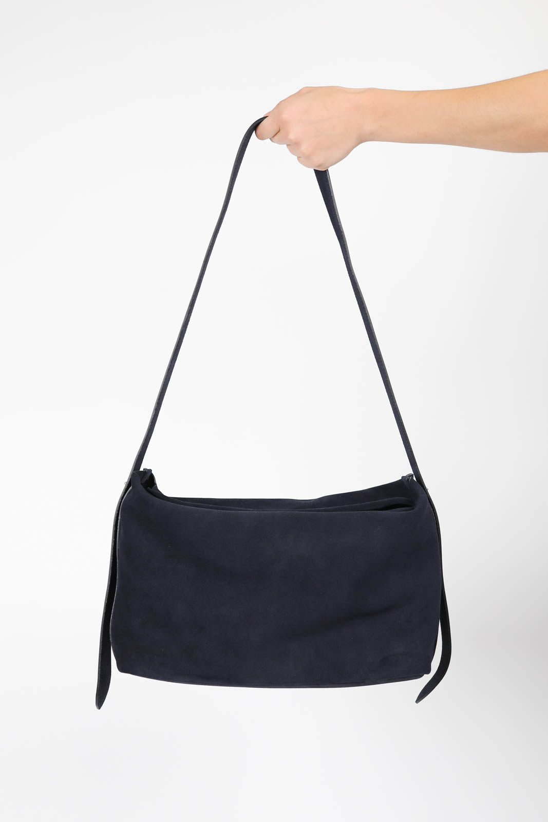 Tasche Dee aus Wildleder in Night