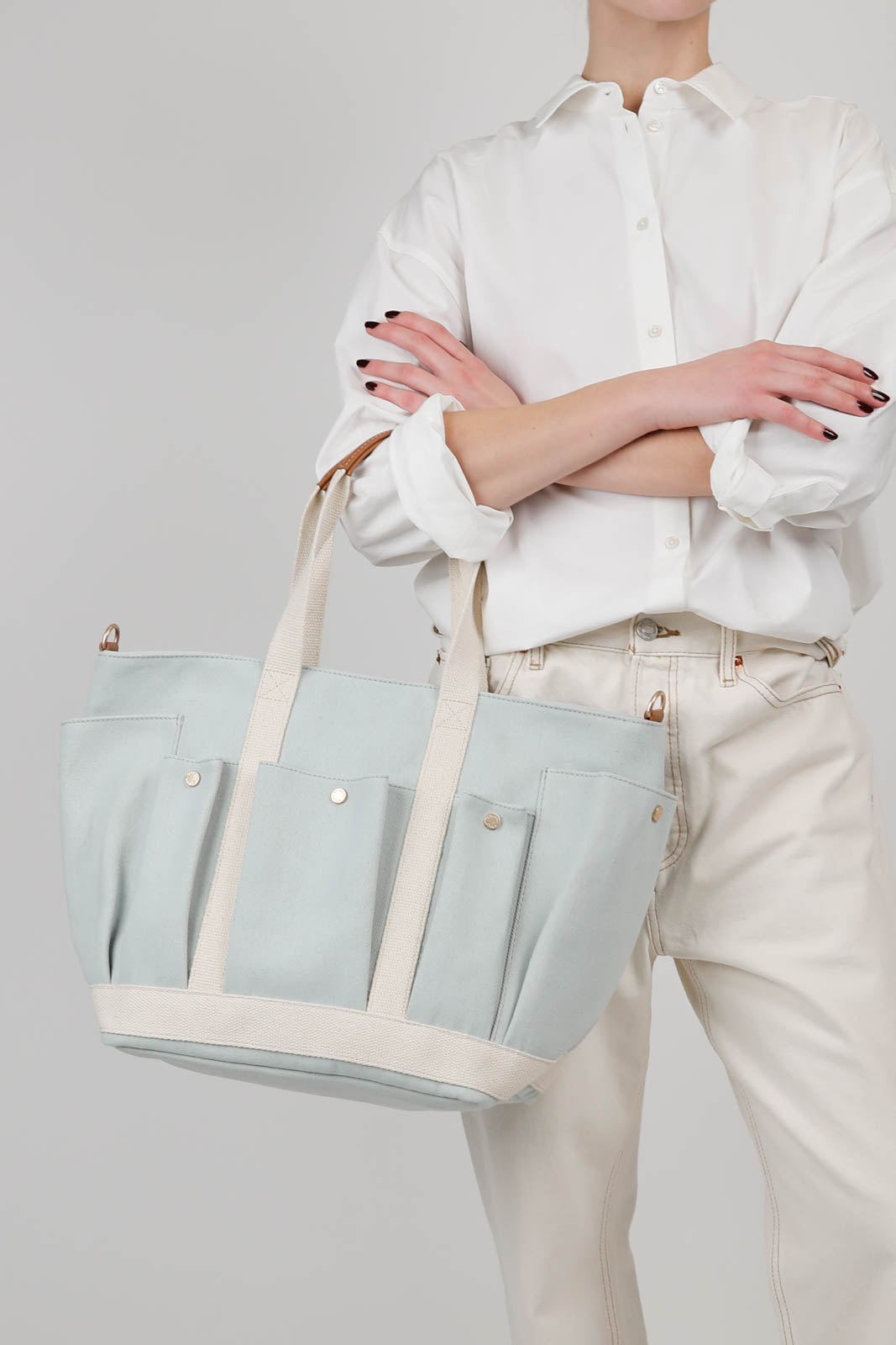 Tasche Cabas Multipoche L in Glacier