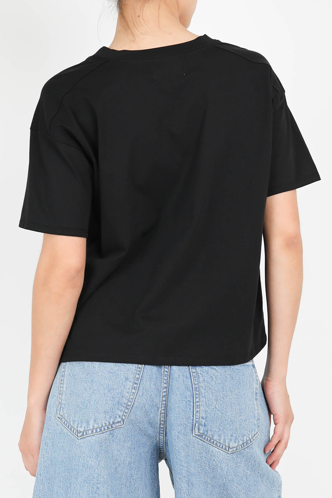 T-Shirt Faaa in Schwarz