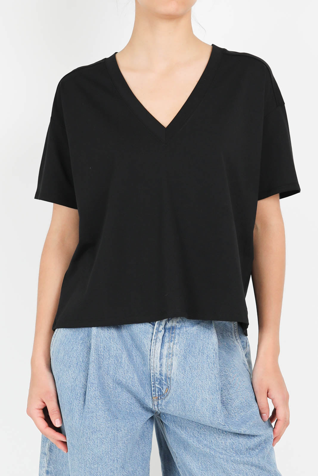 T-Shirt Faaa in Schwarz