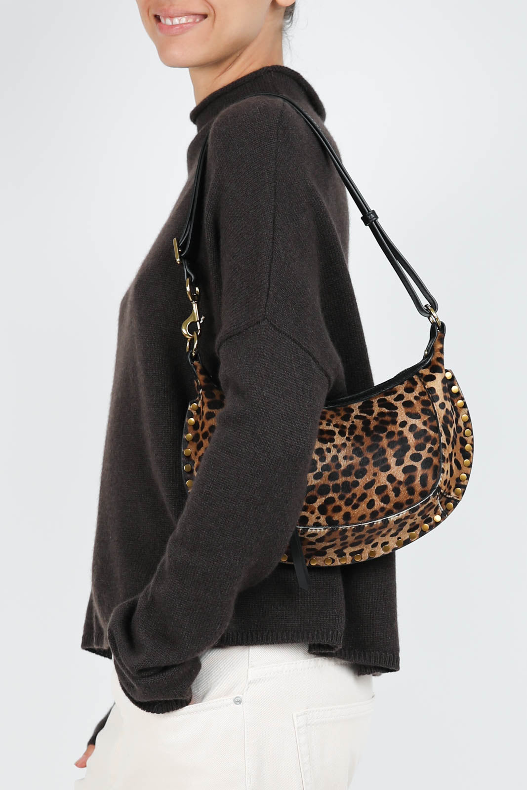Tasche Oskan Moon in Leopard