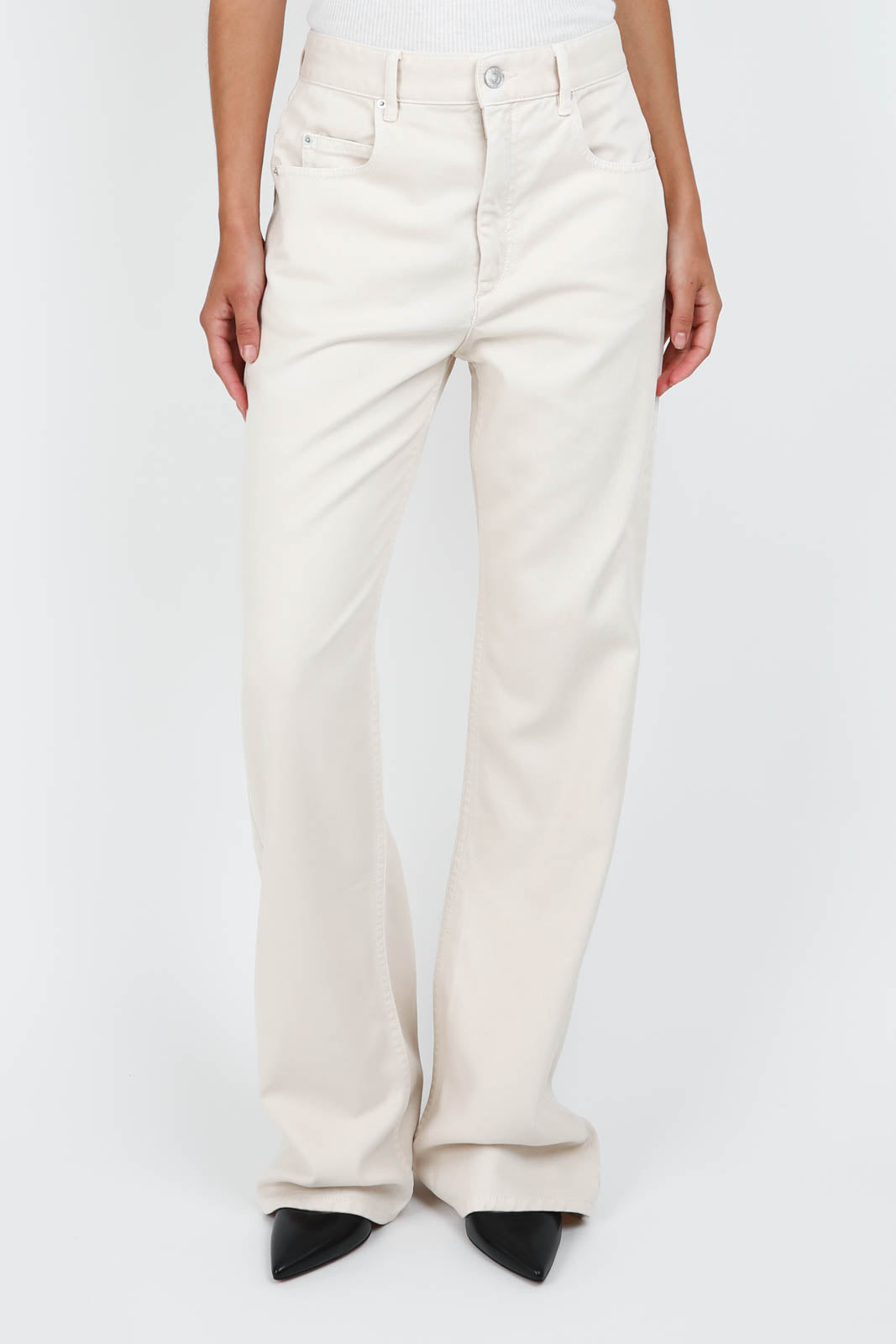 Jeans Belvira in Ecru