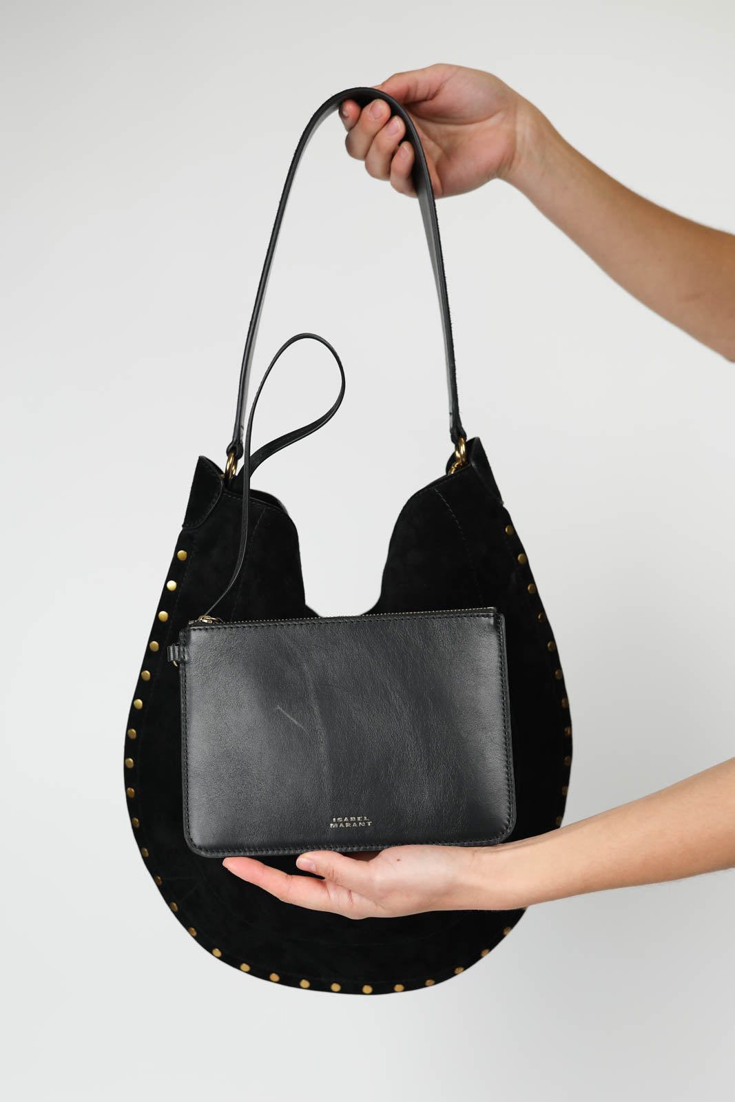 Tasche Oskan Hobo in Schwarz