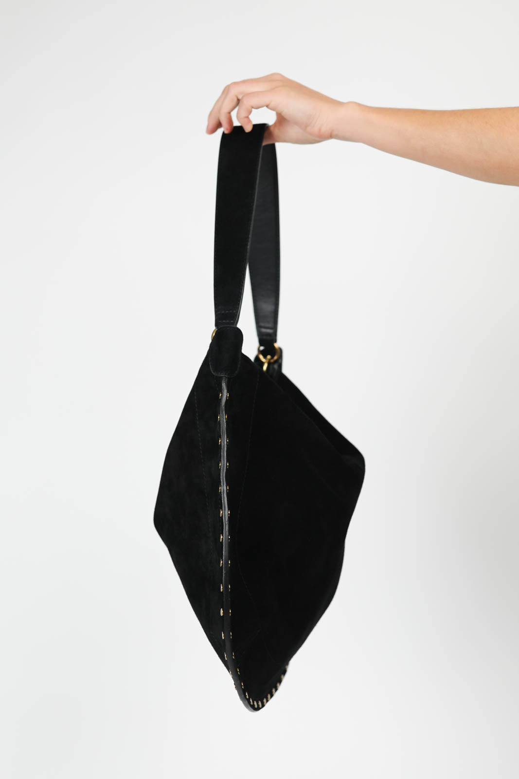 Tasche Oskan Hobo in Schwarz