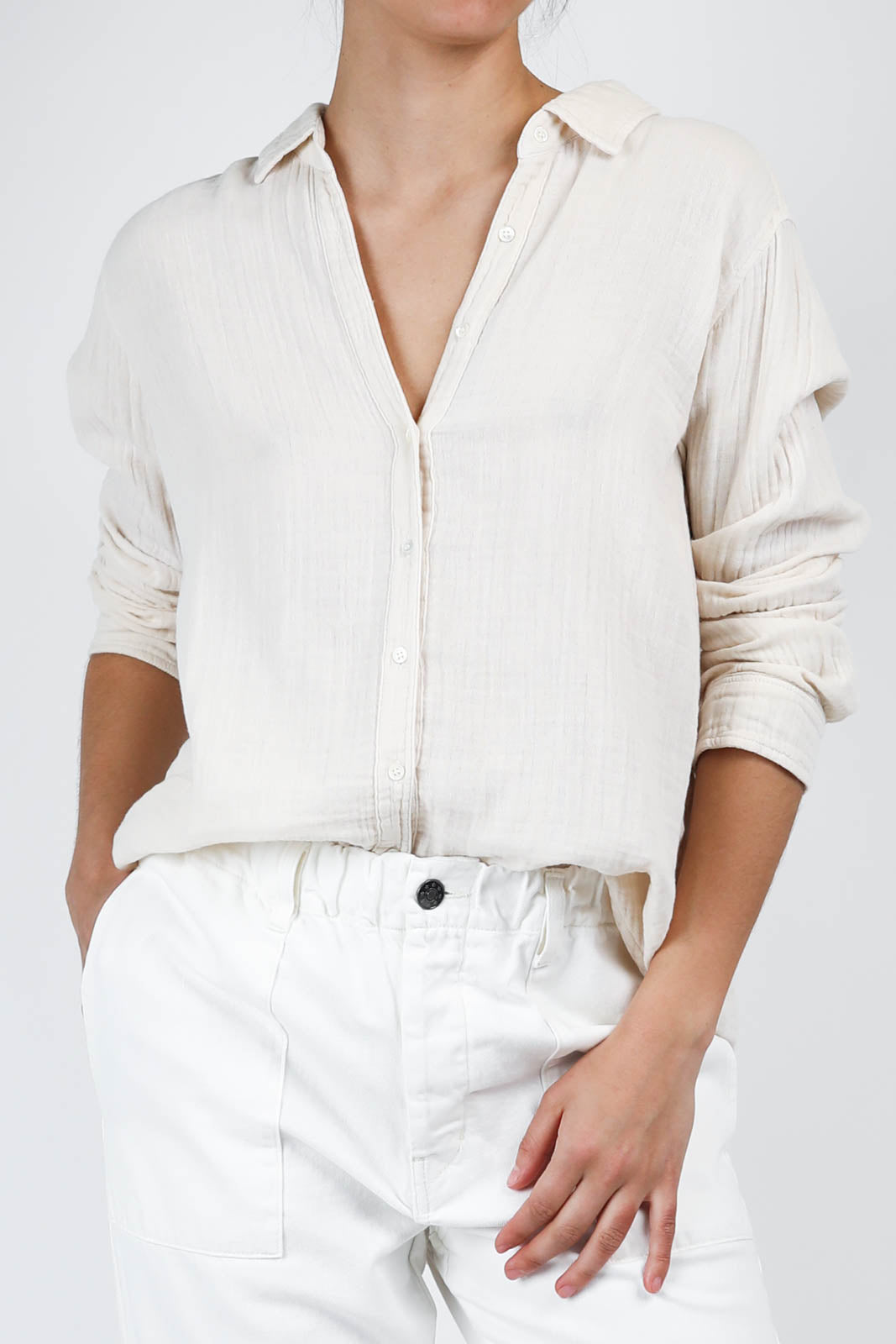 Bluse Scout in Oysterette
