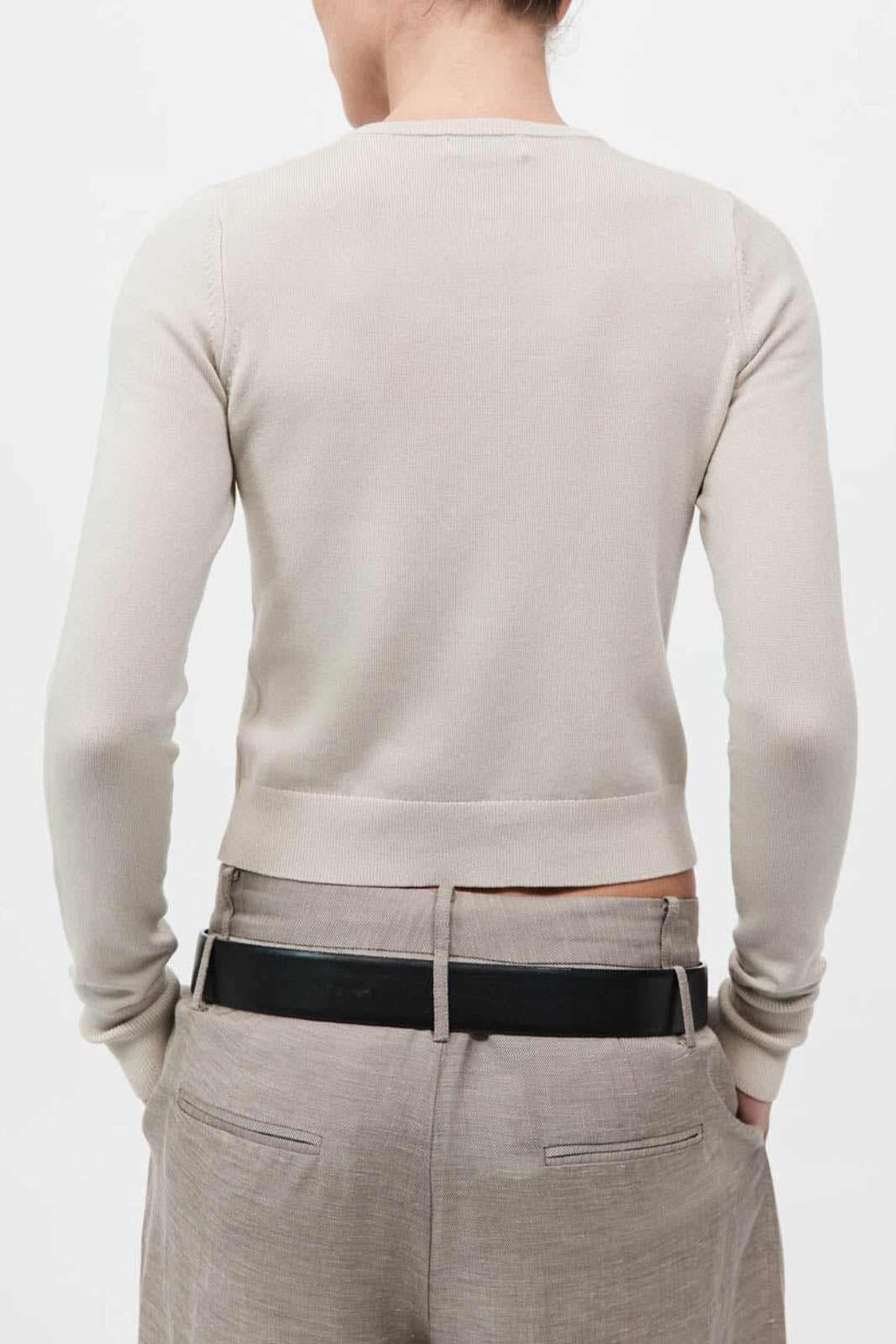 Cardigan Classic in Creme