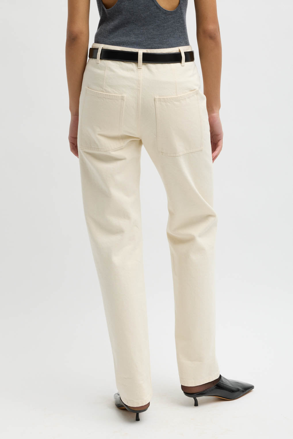 Tibi, Sweatshirt Light Weight in Blue Grey