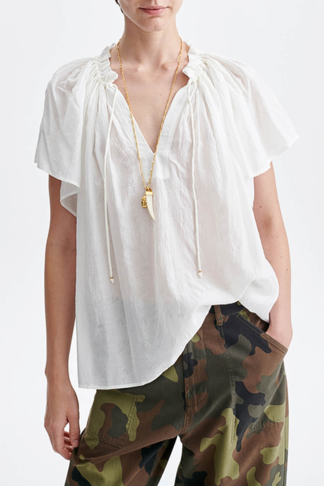Vanessa Bruno, Bluse Halisson in Ecru