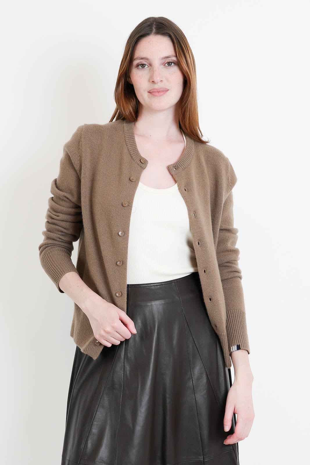 Extreme Cashmere, Cardigan Little Lamb in Chai