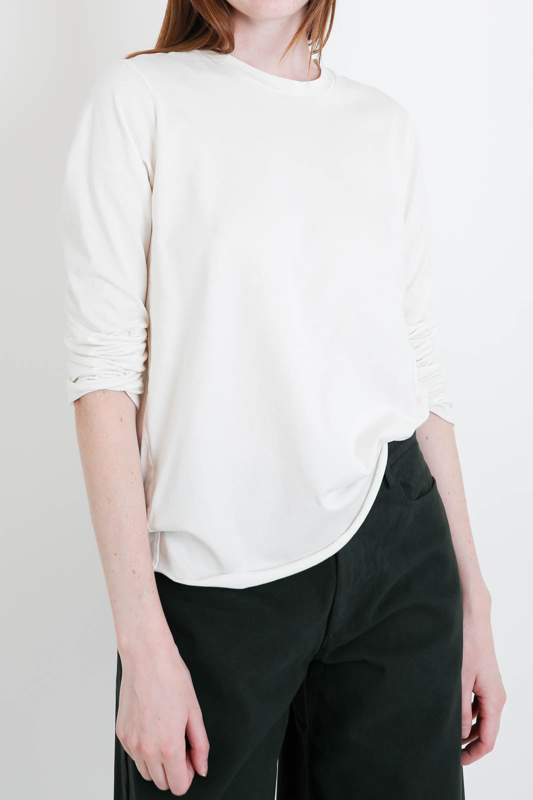 Labo.Art, Langarm-Shirt Agapi Jap in Winter White