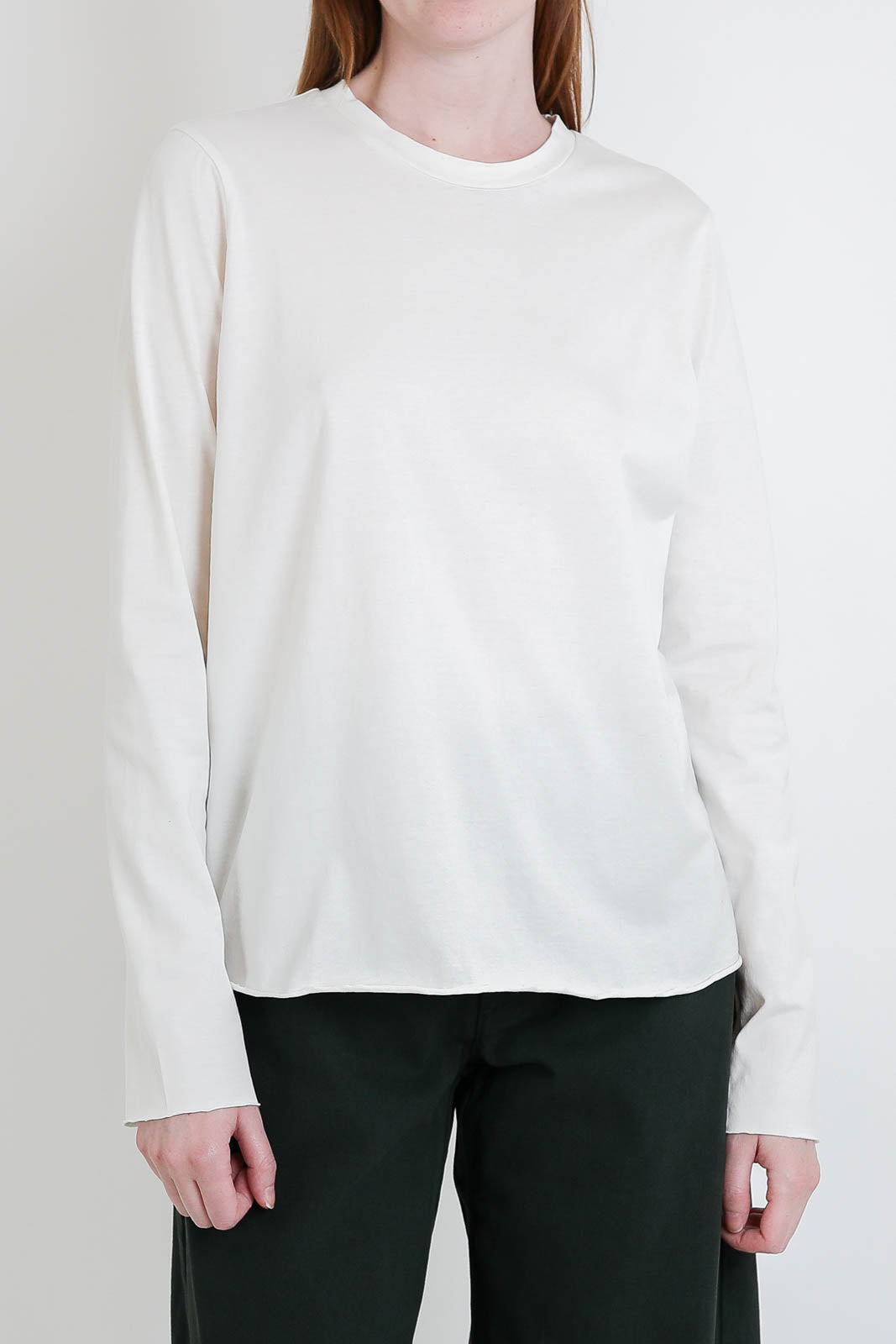 Labo.Art, Langarm-Shirt Agapi Jap in Winter White