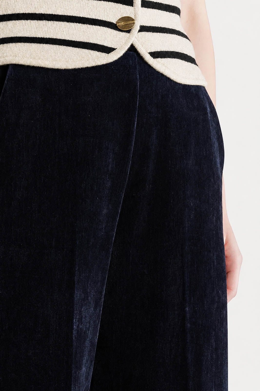 Forte-Forte, Hose Double Twill in Notte
