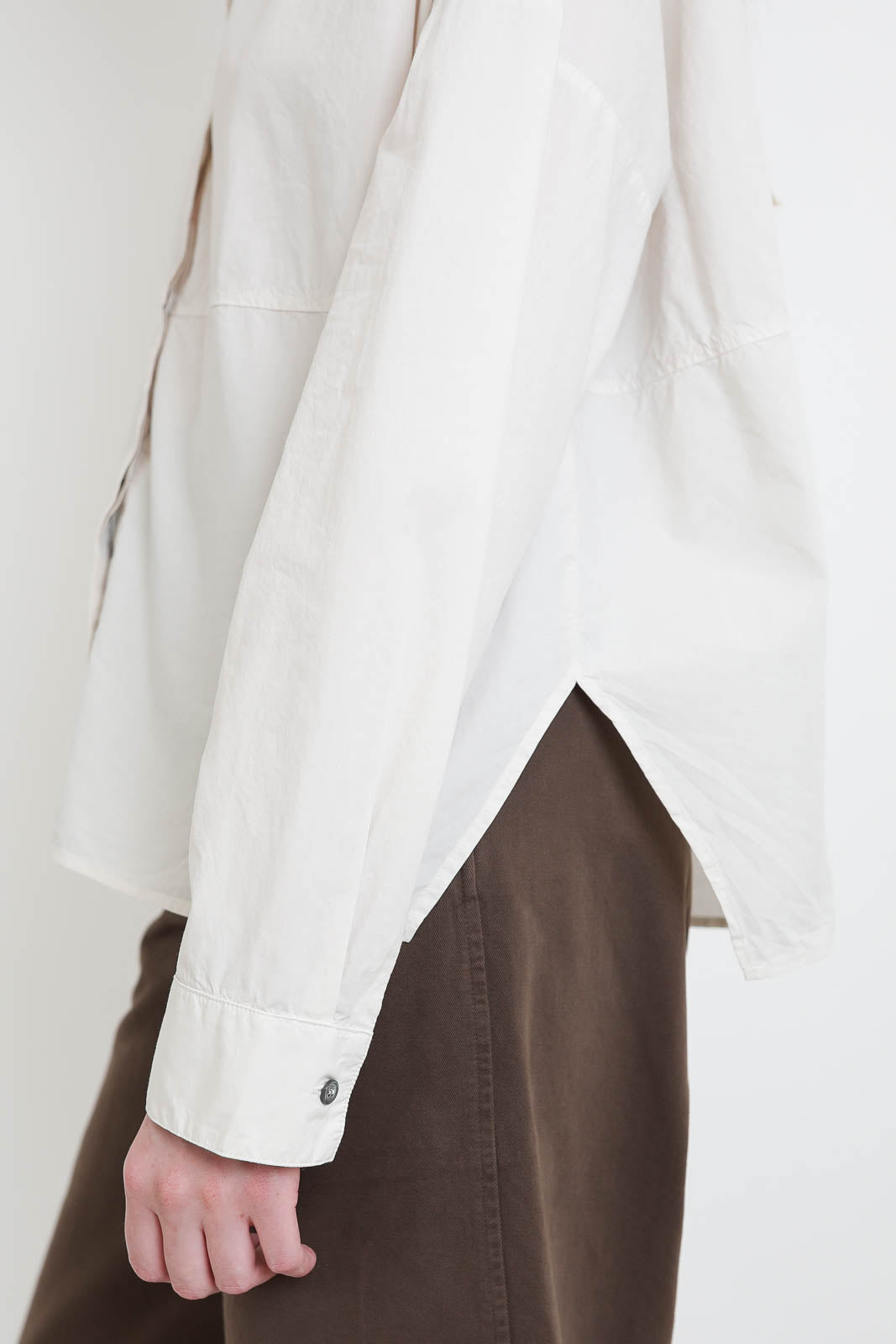 Pomandere, Bluse aus Baumwolle in Soft Lime