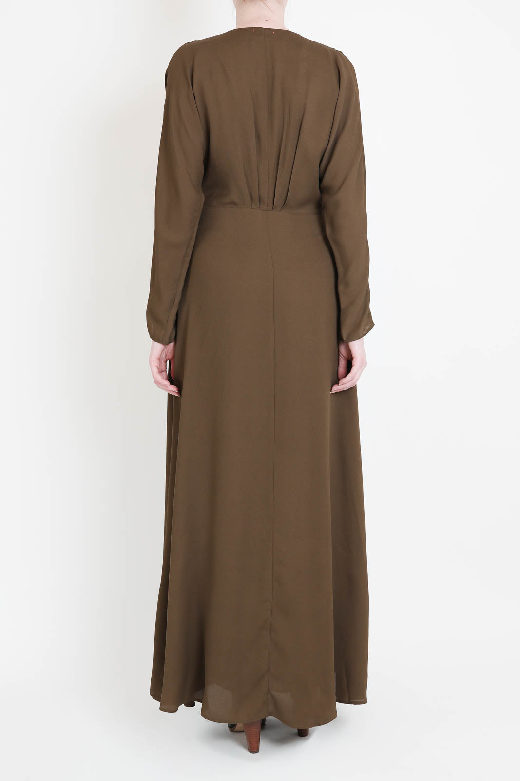 Forte-Forte, Kleid Mixed Silk in Oud