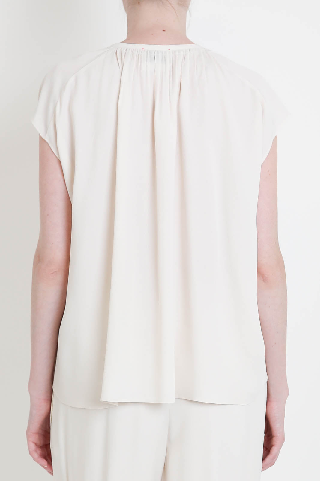 Forte-Forte, Top Mixed Silk in Avorio