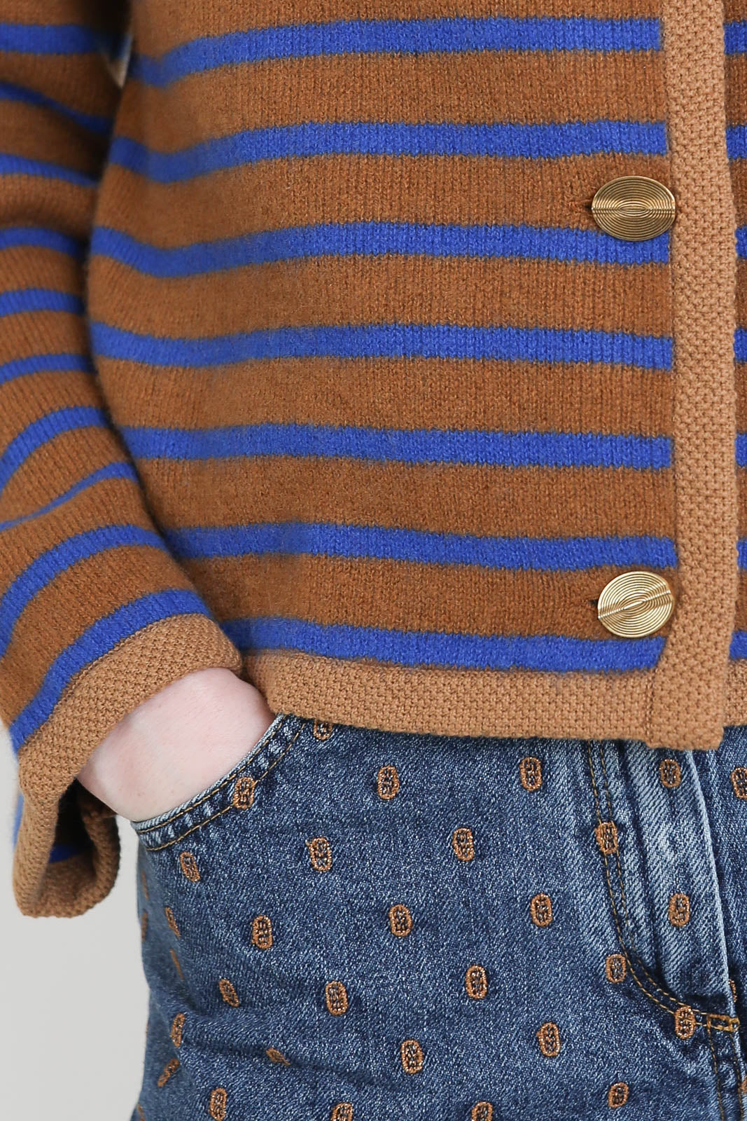 Forte-Forte, Cardigan Wool Cashmere in Caramello