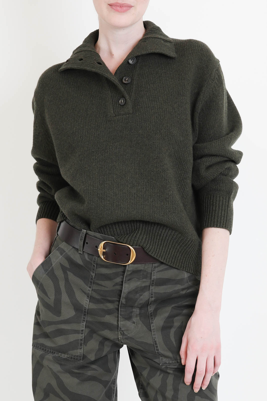 Pullover Renata in Dark Pine Melange