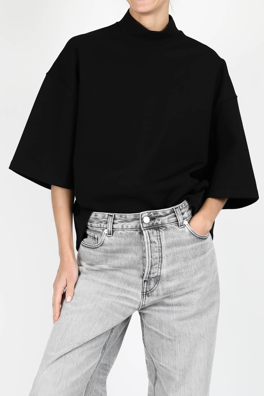 Top Semi Matte in Schwarz