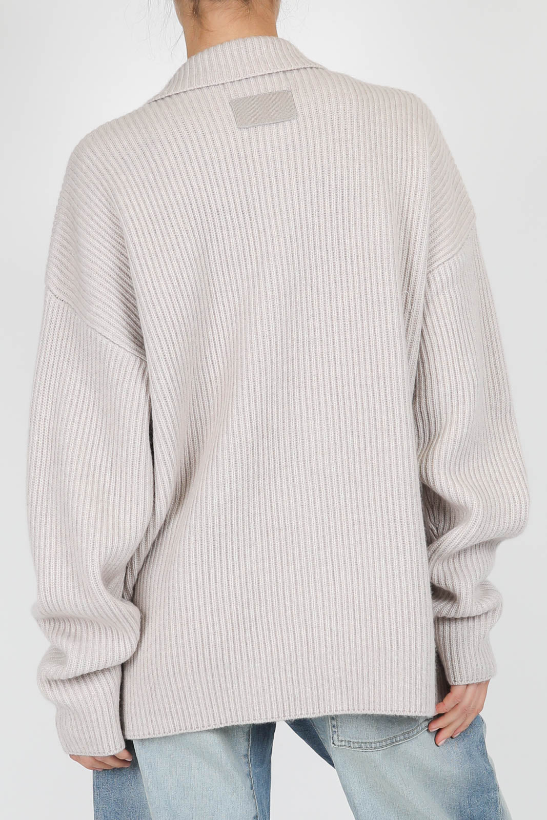 Cardigan aus Kaschmir in Beige