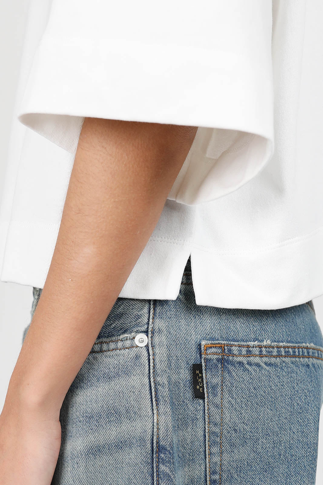 T-Shirt Davina in Blanc Casse