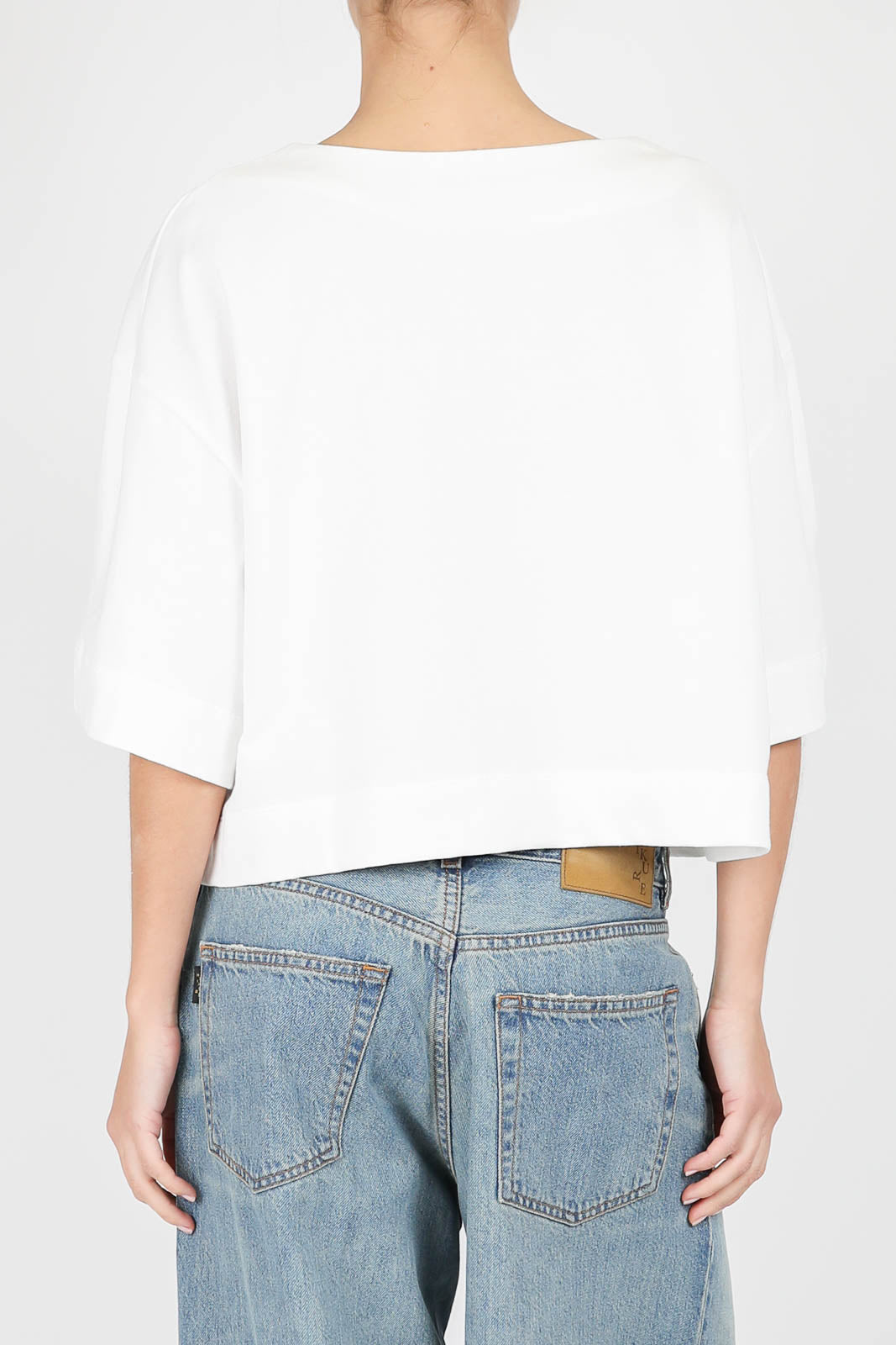 T-Shirt Davina in Blanc Casse