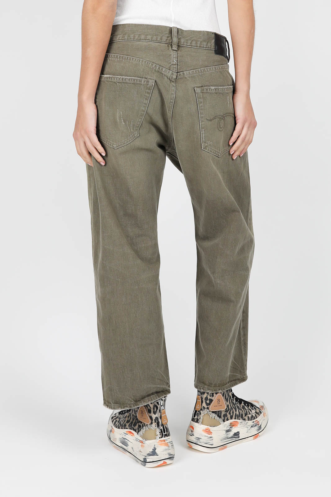 Jeans X-BF in Vintage Olive Drab