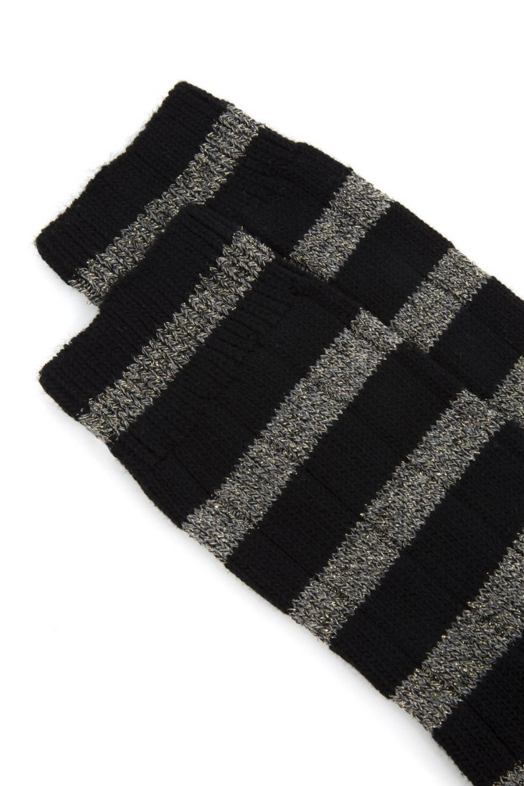 Socken Dublino Short in Schwarz/Gold