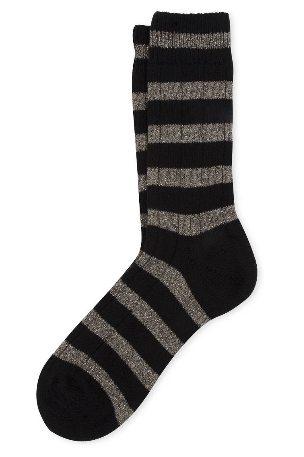 Socken Dublino Short in Schwarz/Gold