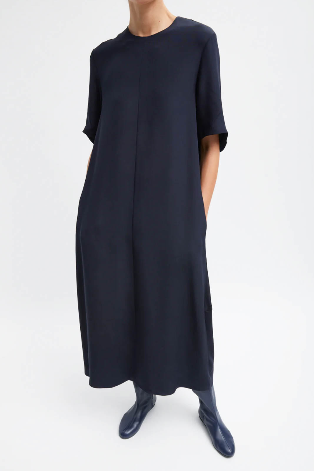 Kleid T-Shirt in Dark Navy