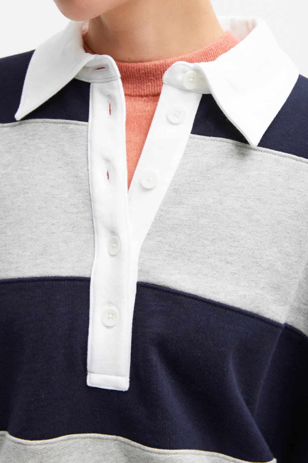 Pullover Cocoon in Navy Multi