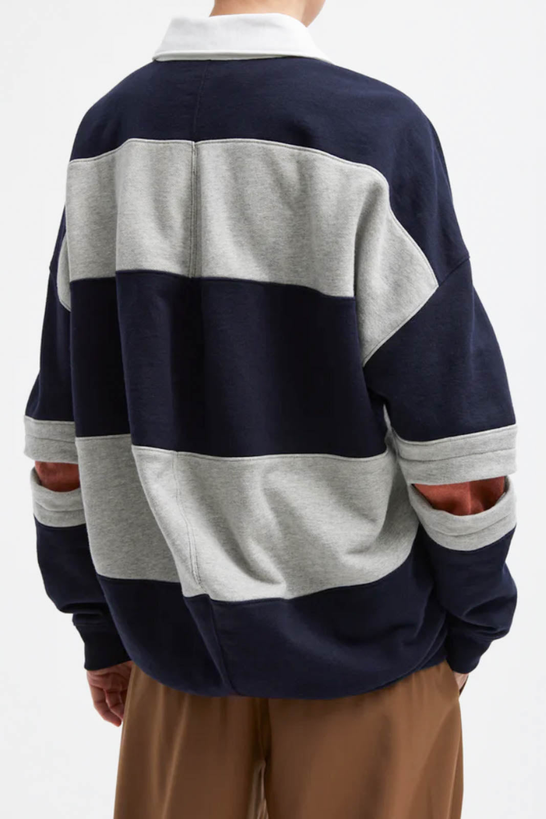 Pullover Cocoon in Navy Multi