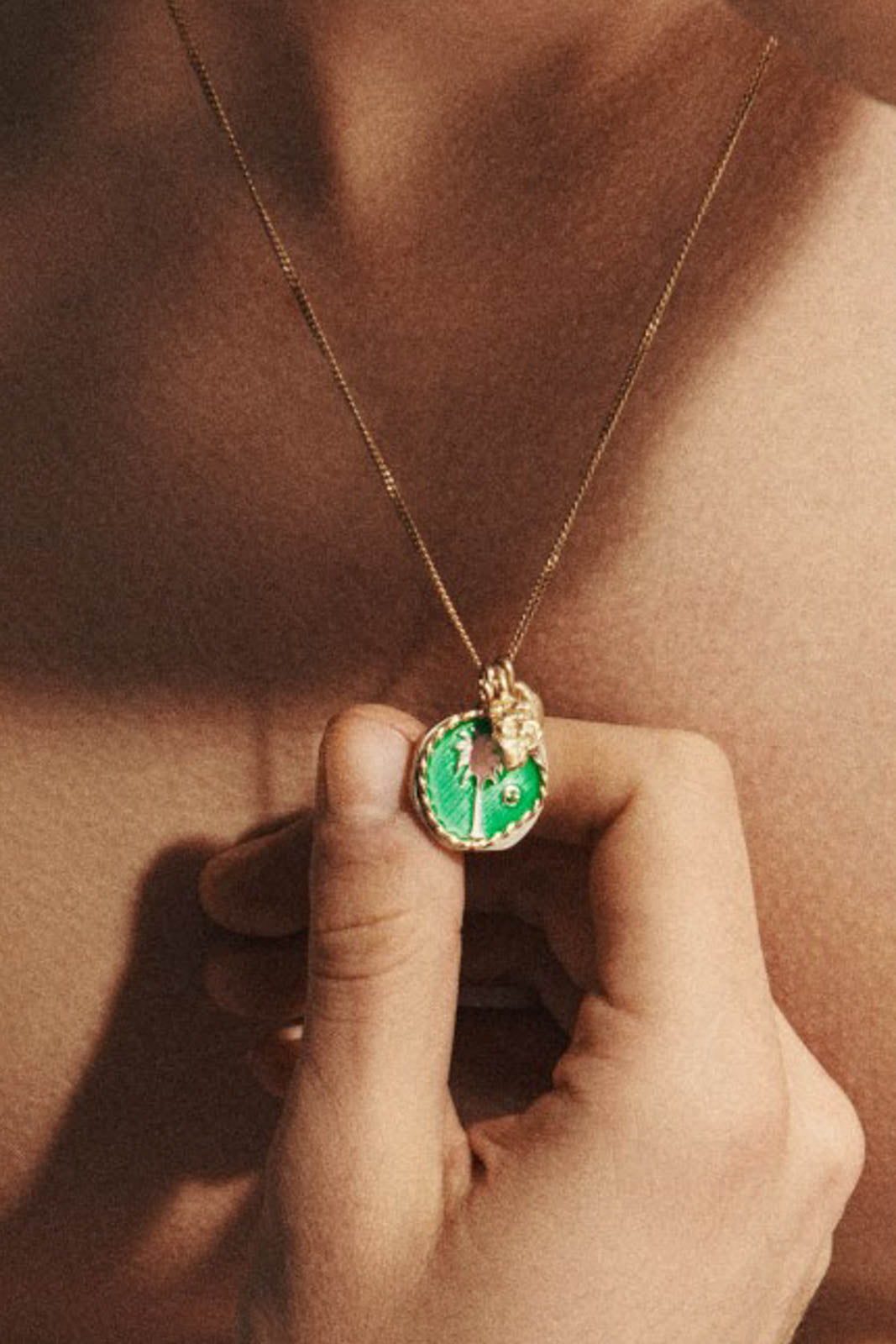 Anhänger Faro in Enamel Green