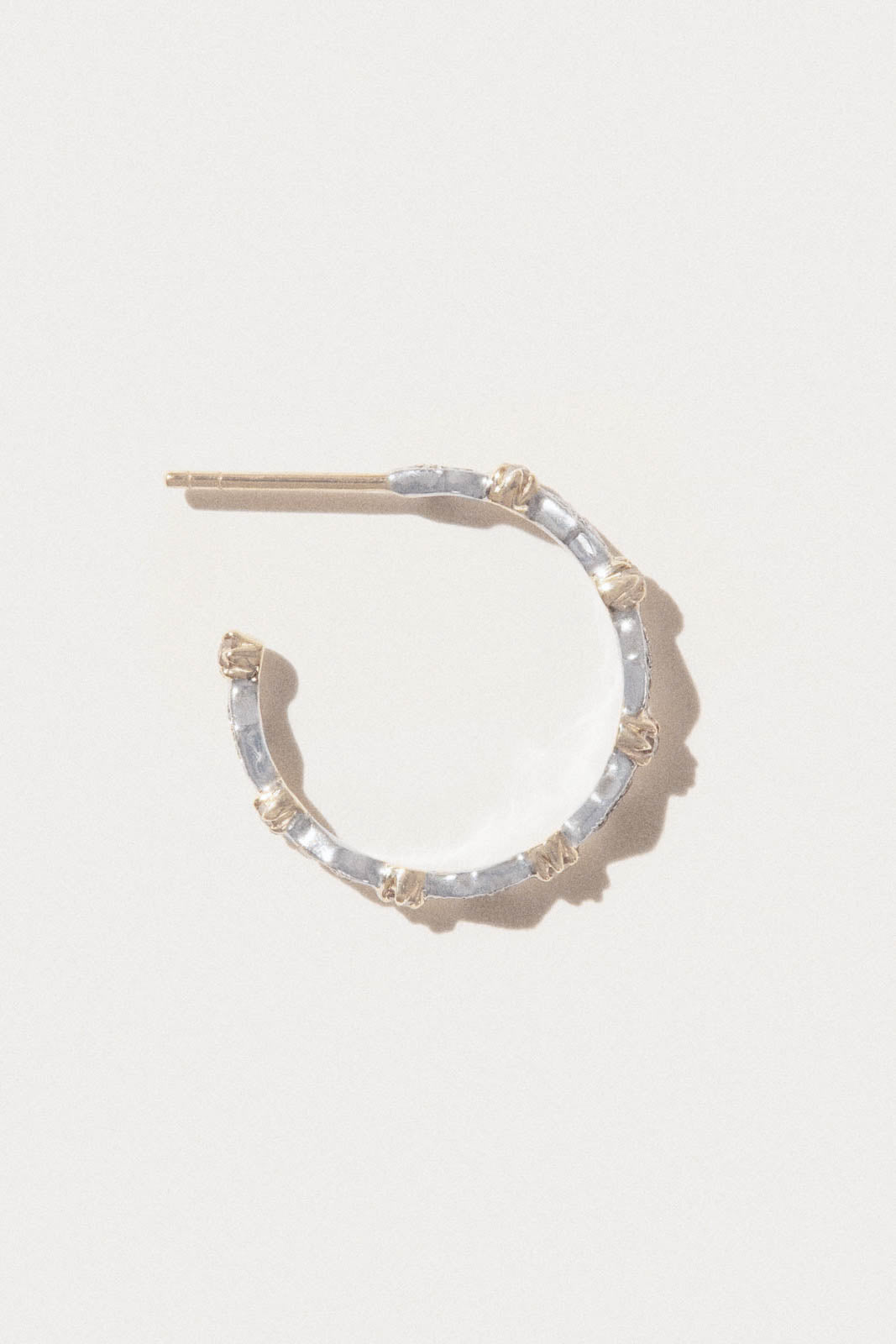 Ohrringe Ava Hoop in Diamond