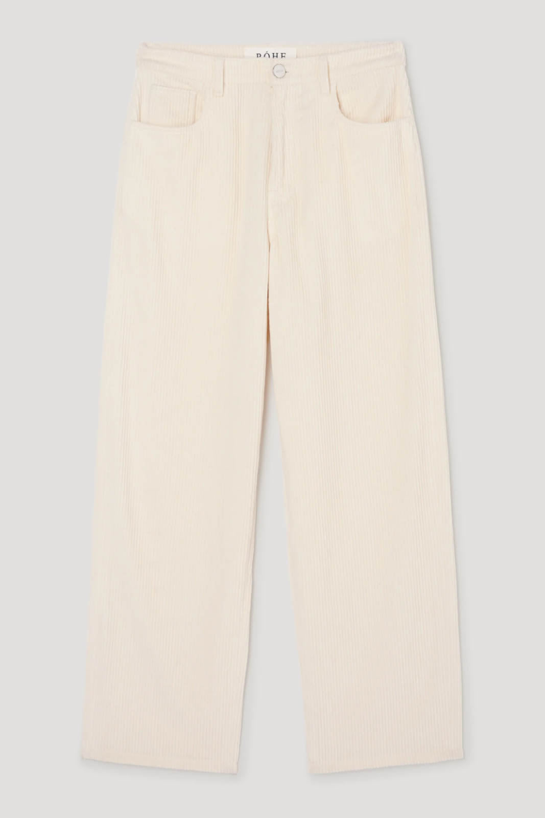 Hose aus Cord in Winter White