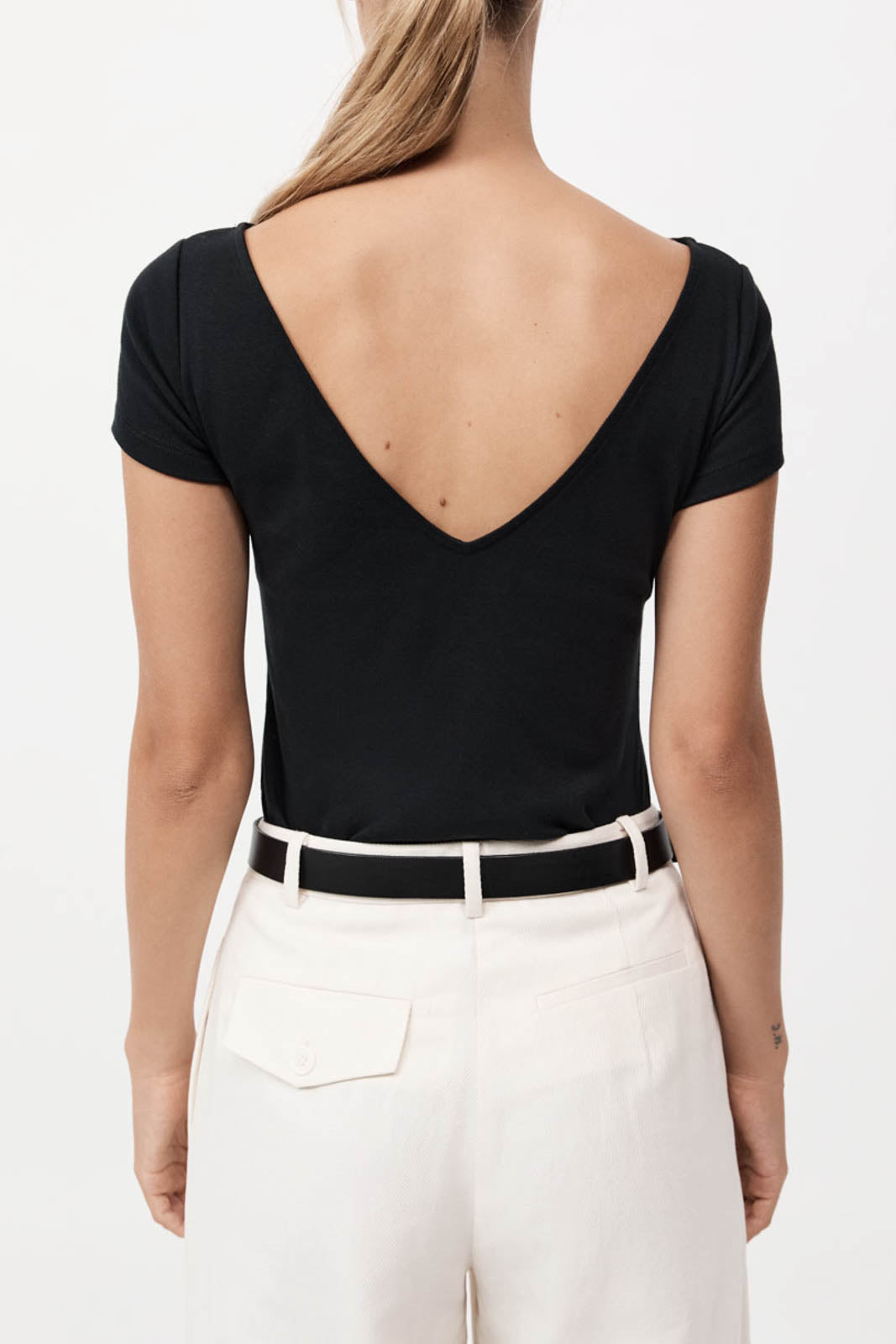 T-Shirt Ballet in Schwarz