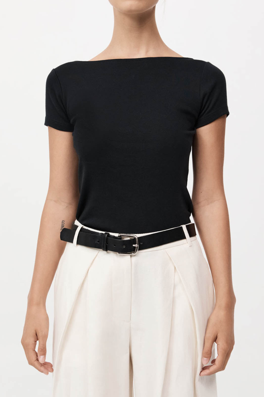T-Shirt Ballet in Schwarz