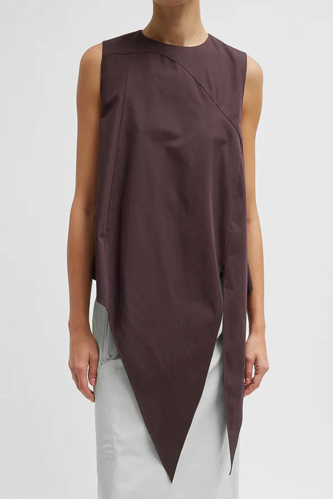 Top Easy Tie in Plum