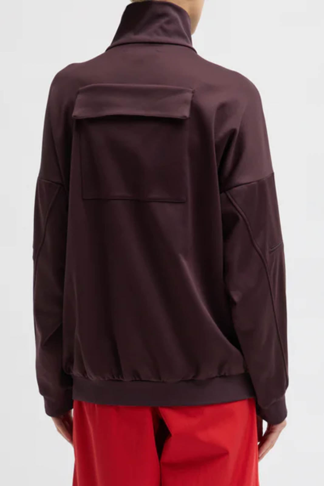 Tibi, Cardigan Active Knit in Brown