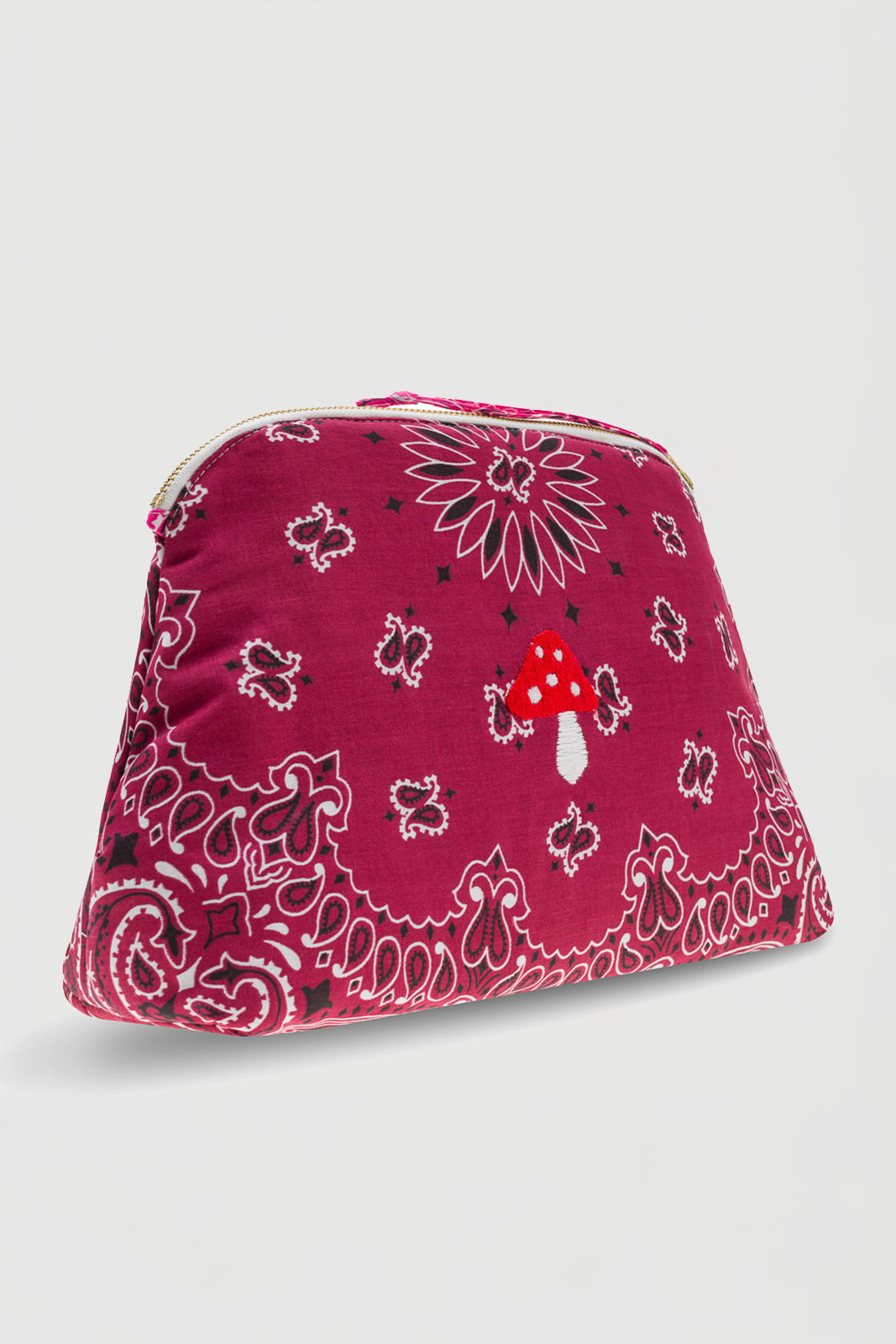 Tasche/Necessaire Vanity Large Champignon in Bordeaux/Fushia