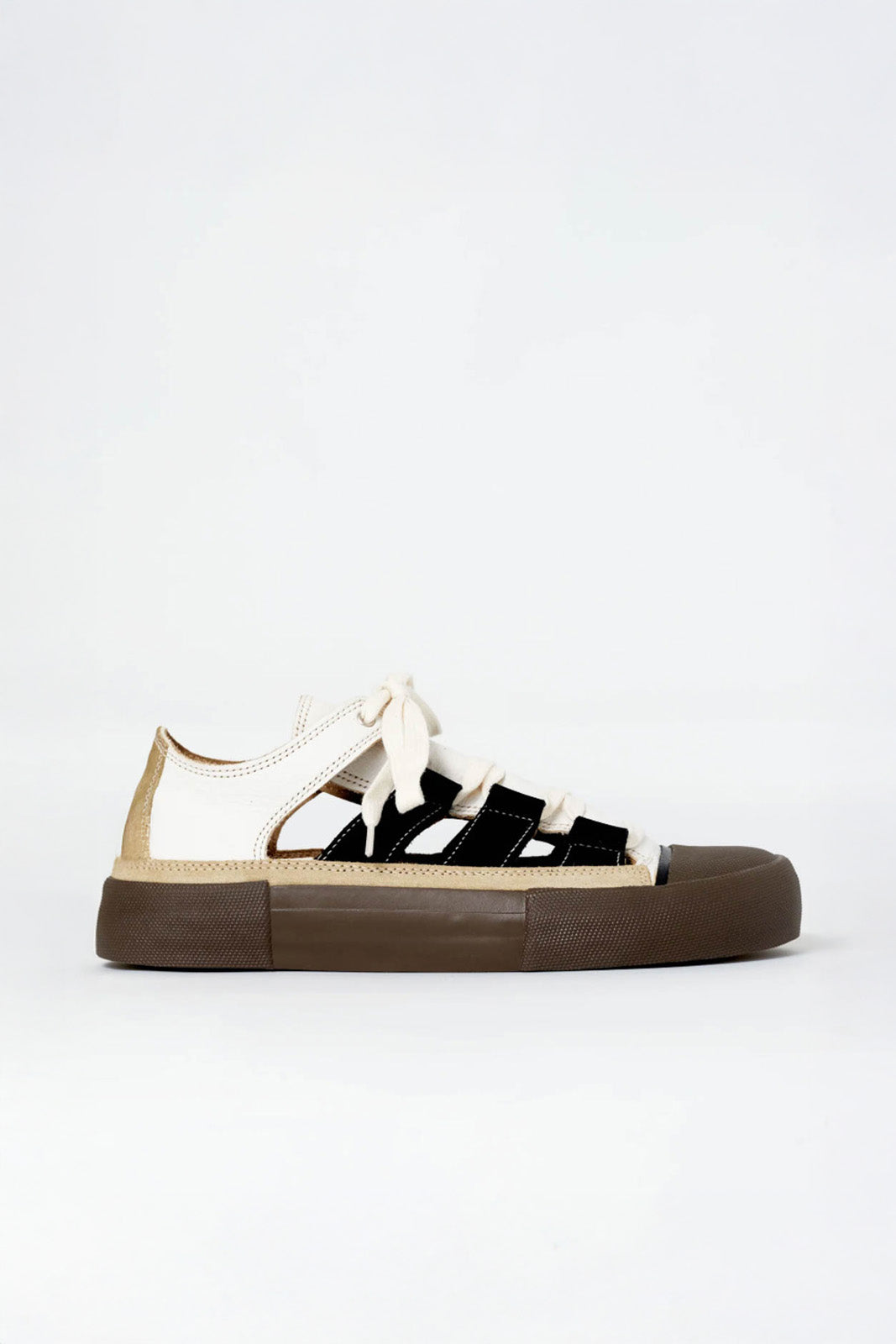 Sneakers Open in White/Black