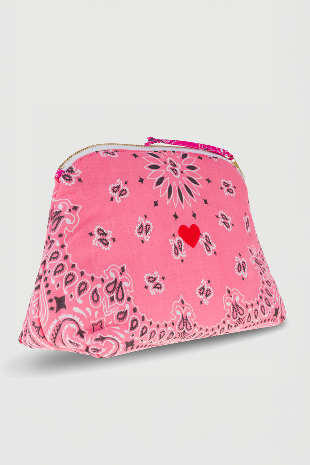 Tasche/Necessaire Vanity Large Coeur in Strawberry/Fushia